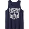 imageTransformers Autobots Icon Collage Filled Logo Tank TopNavy Blue