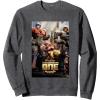 imageTransformers One Witness The Origin Movie Poster Vintage SweatshirtDark Heather Grey