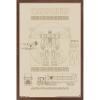 imageTrends International Hasbro Transformers  Sketch Wall Poster 22375quot x 34quot Barnwood Framed VersionMahogany Framed Version