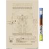 imageTrends International Hasbro Transformers  Sketch Wall Poster 22375quot x 34quot Barnwood Framed VersionPremium Poster  Clip Bundle