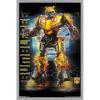 imageTrends International Hasbro Transformers Bumblebee  Glitch Wall Poster 14725quot x 22375quot Barnwood Framed VersionGray Framed Version