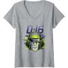 imageWomens Transformers One D16 Megatron Face Poster VNeck TShirtHeather Grey