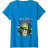 imageWomens Transformers One D16 Megatron Face Poster VNeck TShirtSapphire Blue