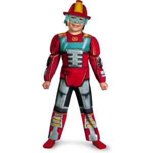 imageBoys Transformers Heatwave Rescue Bots Toddler Muscle Costume 3T4T