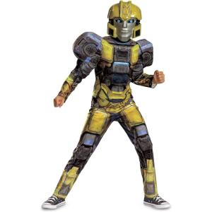 imageDisguise Boys B127 Transformers One Costume Official Transformers Animated Movie Bumblebee Muscle Costume for KidsTransformers