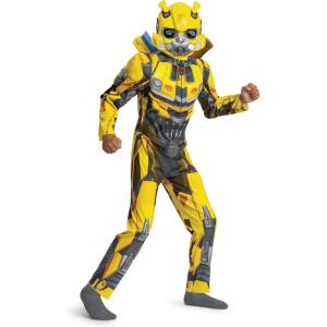 imageDisguise Bumblebee Muscle Costume for Kids Official Transformers Rise of the Beasts Padded Costume and Mask