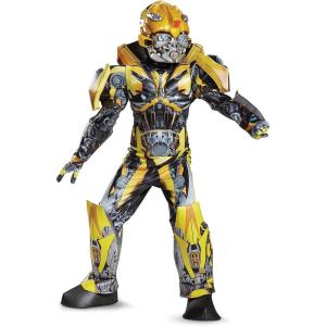 imageDisguise Kids Transformers 5 Bumblebee Costume  Child Transformers Bumblebee Cosplay Outfit with Mask