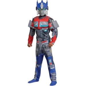 imageDisguise Optimus Prime Muscle Costume for Kids Official Transformers Rise of the Beasts Padded Costume and Mask