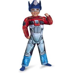 imageDisguise costumes Optimus Prime Rescue Bot Toddler Muscle CostumeRedBlue