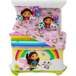 imageFranco Transformers Battle in Brooklyn Optimus Prime Kids Super Soft Comforter and Sheet Set with Sham 5 Piece Full Size Official Licensed ProductGabbys Dollhouse  Fun Festival Vibes