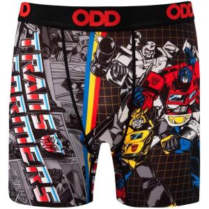 imageOdd Sox Mens Boxer Brief Transformers GI Joe Power Rangers Cartoon StylesTransformers Split