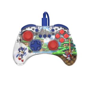 imagePDP REALMz Nintendo Switch Pro Controller Customizable LED Lighting 35mm Headphone Jack Officially Licensed by Nintendo and Hasbro Transformers Optimus Prime City BattleSonic