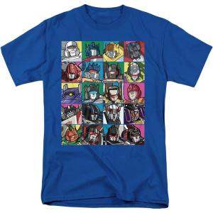 imagePopfunk Classic Transformers Squares T Shirt ampamp StickersRoyal