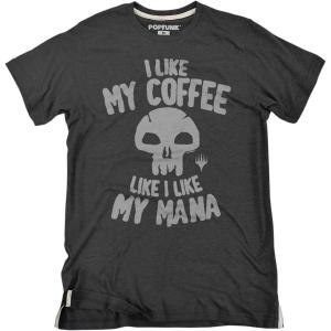 imagePopfunk Official Game Night Adult Unisex Classic RingSpun TShirt CollectionThe Black Mana  Dark Ash