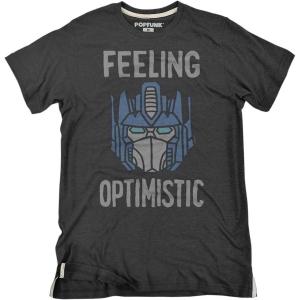 imagePopfunk Official Game Night Adult Unisex Classic RingSpun TShirt CollectionThe Optomistic Prime  Dark Ash