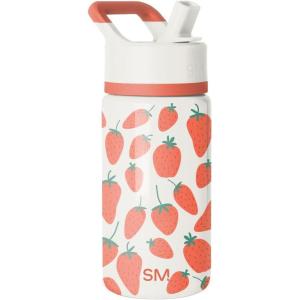 imageSimple Modern Kids Summit Water Bottle with Straw Lid  Transformers 14oz Stainless Steel Cup Insualted Tumbler for Toddlers Boys School  Transformer Bumble BeeStrawberries on Cream
