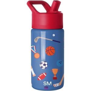 imageSimple Modern Kids Summit Water Bottle with Straw Lid  Transformers 14oz Stainless Steel Cup Insualted Tumbler for Toddlers Boys School  Transformer Bumble BeeSports Balls