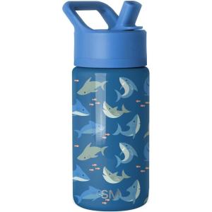 imageSimple Modern Kids Summit Water Bottle with Straw Lid  Transformers 14oz Stainless Steel Cup Insualted Tumbler for Toddlers Boys School  Transformer Bumble BeeShark Shiver
