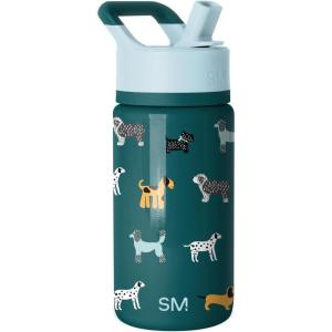 imageSimple Modern Kids Summit Water Bottle with Straw Lid  Transformers 14oz Stainless Steel Cup Insualted Tumbler for Toddlers Boys School  Transformer Bumble BeeDog Days