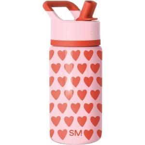 imageSimple Modern Kids Summit Water Bottle with Straw Lid  Transformers 14oz Stainless Steel Cup Insualted Tumbler for Toddlers Boys School  Transformer Bumble BeeSweetheart