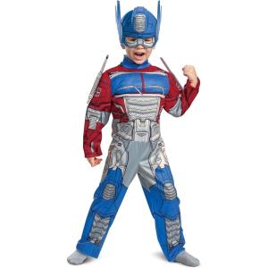 imageToddlers Muscle Transformer Costumes for Boys Padded Character JumpsuitOptimus Prime Muscle