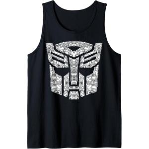 imageTransformers Autobots Icon Collage Filled Logo Tank TopBlack