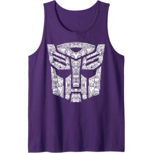 imageTransformers Autobots Icon Collage Filled Logo Tank TopPurple
