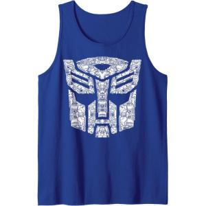 imageTransformers Autobots Icon Collage Filled Logo Tank TopRoyal Blue