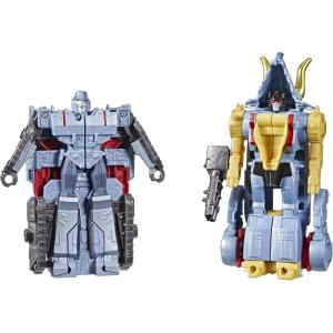 imageTransformers Bumblebee Cyberverse Adventures Dinobots Unite Toys Dino Combiners Wheelgrim 2Pack Action Figures Ages 6 and Up 45inchSlugtron 2Pack