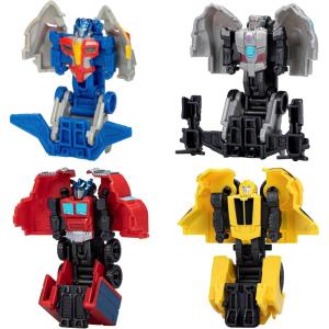 imageTransformers EarthSpark Tacticon Bundle Set of 4 Mini Robot Action Figures Converts in 1 Step Interactive Fidget Toys for Boys and Girls Ages 6 and Up Amazon Exclusive