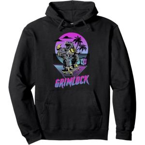 imageTransformers Grimlock Skater Beach Paradise Color Pop Logo Pullover HoodieBlack