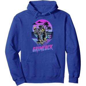imageTransformers Grimlock Skater Beach Paradise Color Pop Logo Pullover HoodieRoyal Blue