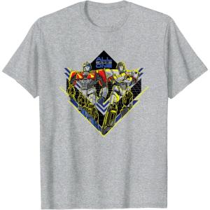 imageTransformers One All Are One Orion Pax ampamp D16 Logo TShirtHeather Grey