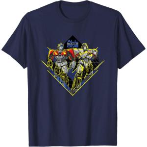 imageTransformers One All Are One Orion Pax ampamp D16 Logo TShirtNavy Blue