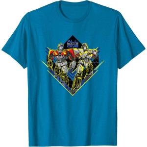 imageTransformers One All Are One Orion Pax ampamp D16 Logo TShirtSapphire Blue