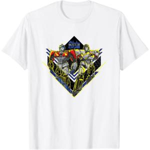 imageTransformers One All Are One Orion Pax ampamp D16 Logo TShirtWhite