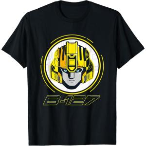 imageTransformers One B127 Bumblebee Face Poster TShirtBlack