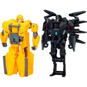 imageTransformers One Cog Changer Bumblebee B127 ampamp Airachnid 4Inch Robot Action Figures Interactive Toys for Boys ampamp Girls Ages 6 and Up