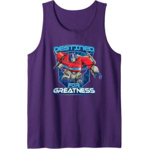 imageTransformers One Destined For Greatness Optimus Tank TopPurple