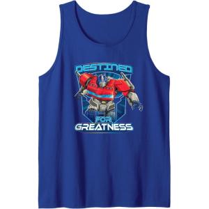 imageTransformers One Destined For Greatness Optimus Tank TopRoyal Blue