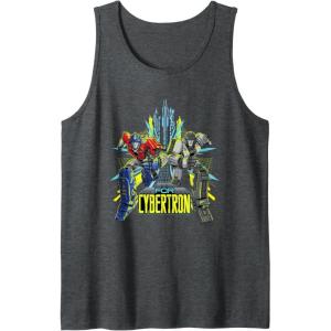 imageTransformers One For Cybertron Orion Pax ampamp D16 Tank TopDark Heather Grey