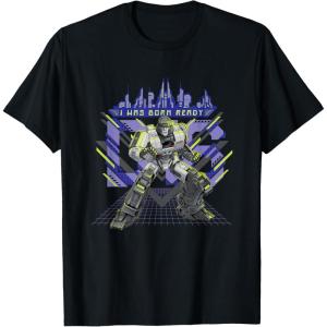 imageTransformers One I Was Born Ready D16 Action Pose TShirtBlack