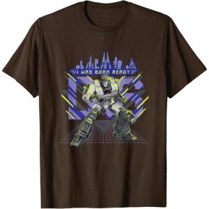 imageTransformers One I Was Born Ready D16 Action Pose TShirtBrown