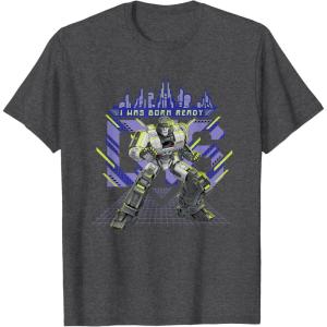imageTransformers One I Was Born Ready D16 Action Pose TShirtDark Heather Grey