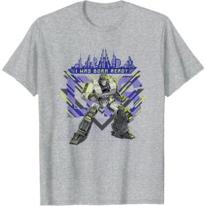 imageTransformers One I Was Born Ready D16 Action Pose TShirtHeather Grey