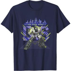 imageTransformers One I Was Born Ready D16 Action Pose TShirtNavy Blue