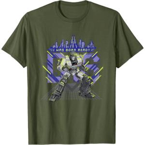 imageTransformers One I Was Born Ready D16 Action Pose TShirtOlive Green