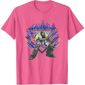 imageTransformers One I Was Born Ready D16 Action Pose TShirtPink Heather
