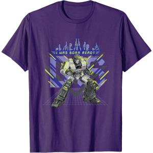 imageTransformers One I Was Born Ready D16 Action Pose TShirtPurple