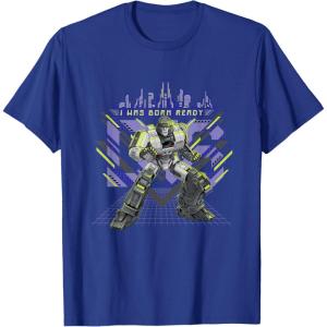 imageTransformers One I Was Born Ready D16 Action Pose TShirtRoyal Blue